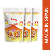 Sweetons Sour Peach Rings Candy Pack of 3 (50gm Each)